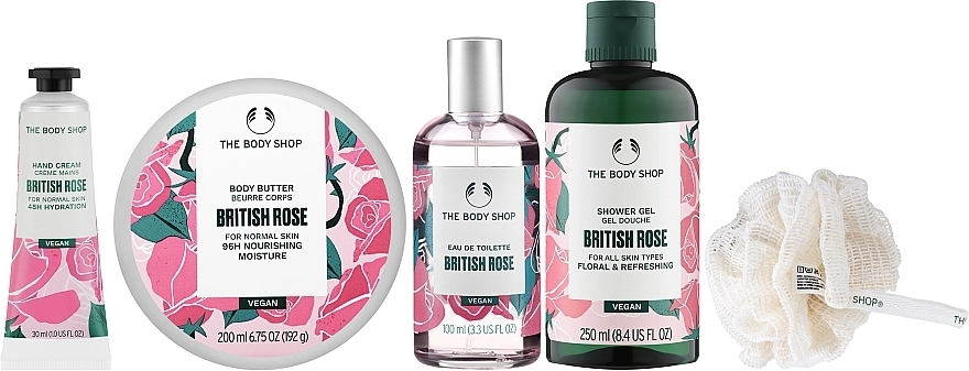 The Body Shop British Rose Набор, 6 продуктов - фото N2