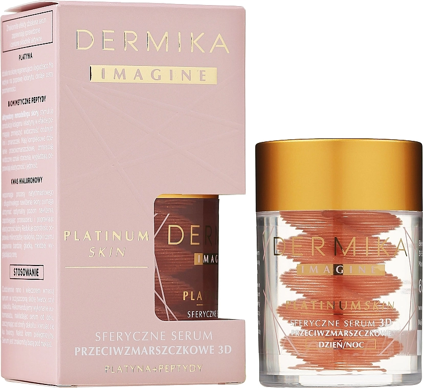 Dermika Сироватка проти зморщок Imagine Platinum Skin Sferyczne Serum - фото N1