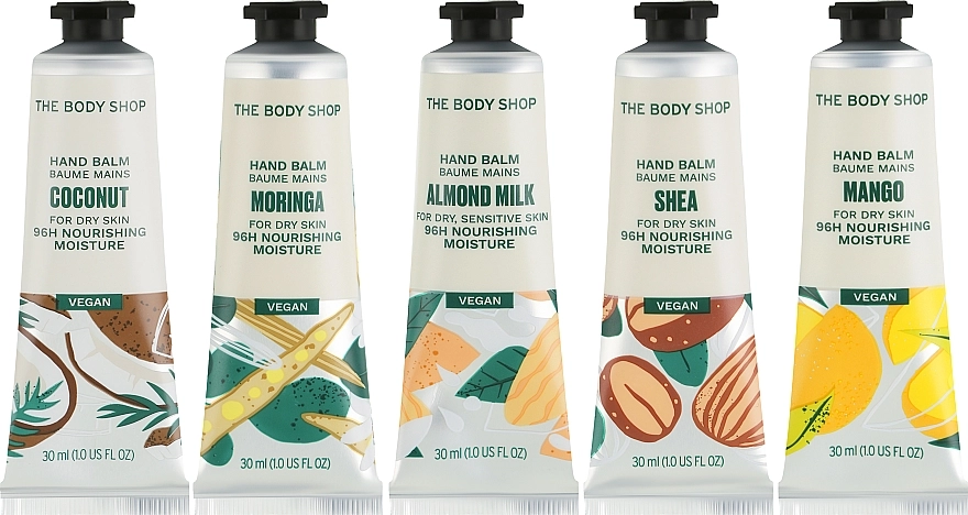 The Body Shop Набір, 5 продуктів Hug & Squeeze Hand Balm Crackers Christmas Gift Set - фото N2