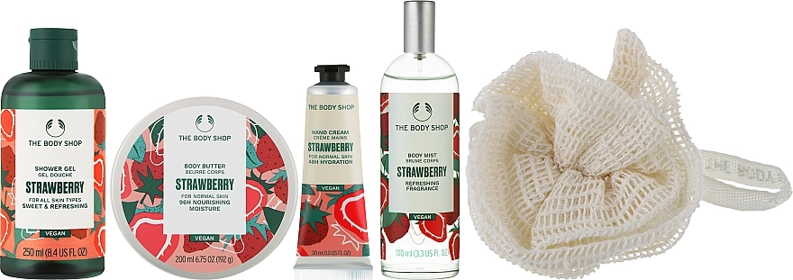 The Body Shop Набор, 6 продуктов Jolly & Juicy Strawberry Big Gift - фото N2