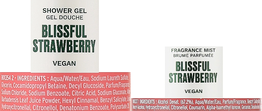 The Body Shop Набір Berries & Bliss Blissful Strawberry Treats (sh/gel/60ml + b/spray/100ml) - фото N4