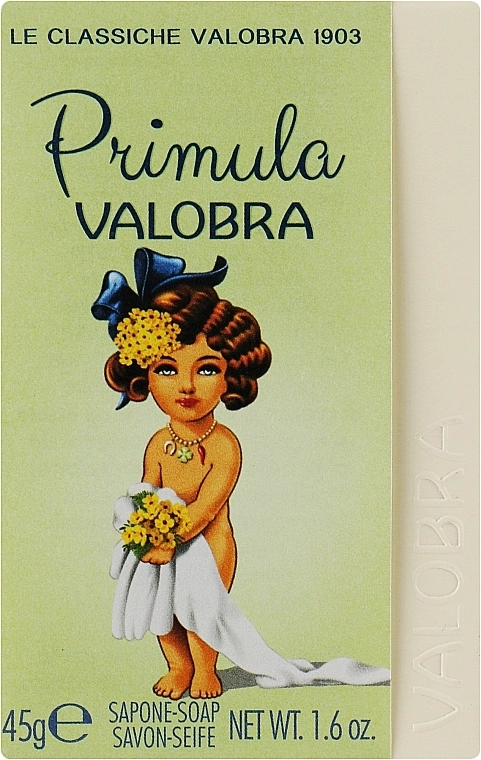 Valobra Мило, насичене жирами, дуже ніжної дії Primula Bar Soap - фото N1