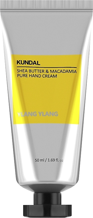 Крем для рук Иланг-Иланг - Kundal Shea Butter & Macadamia Pure Hand Cream Ylang Ylang, 50 мл - фото N1