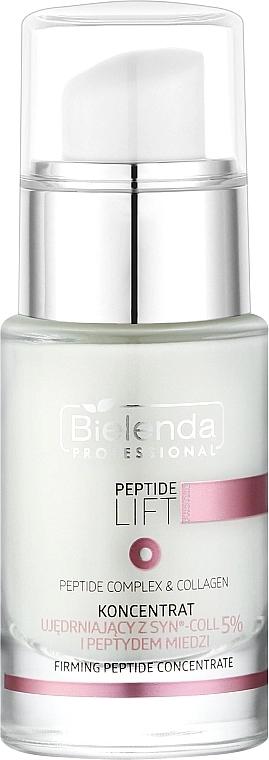 Bielenda Professional Укрепляющий и подтягивающий пептидный концентрат для лица Peptide Lift Concentrate - фото N1