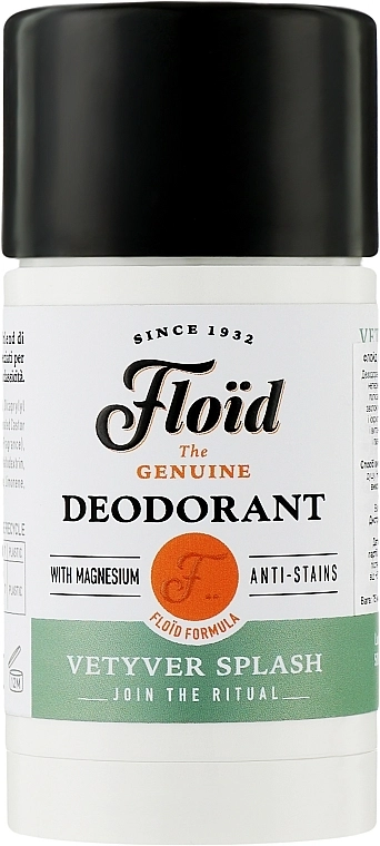 Floid Дезодорант-стик Vetyver Splash Deodorant - фото N1