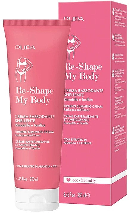 Pupa Крем для схуднення і пружності шкіри тіла Re-Shape My Body Slimming Firming Cream - фото N1