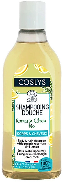 Coslys Органічний шампунь для душу "Розмарин та лимон" Shampooing Douche Romarin & Citron - фото N1