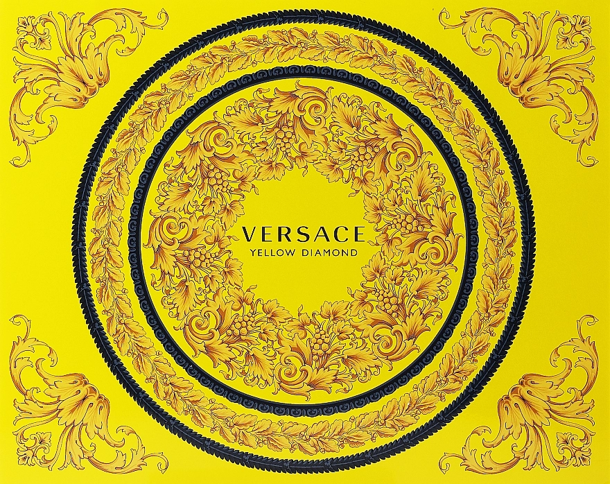 Versace Yellow Diamond Набор (sh/gel/50ml + b/lot/50ml + edt/50ml) - фото N1