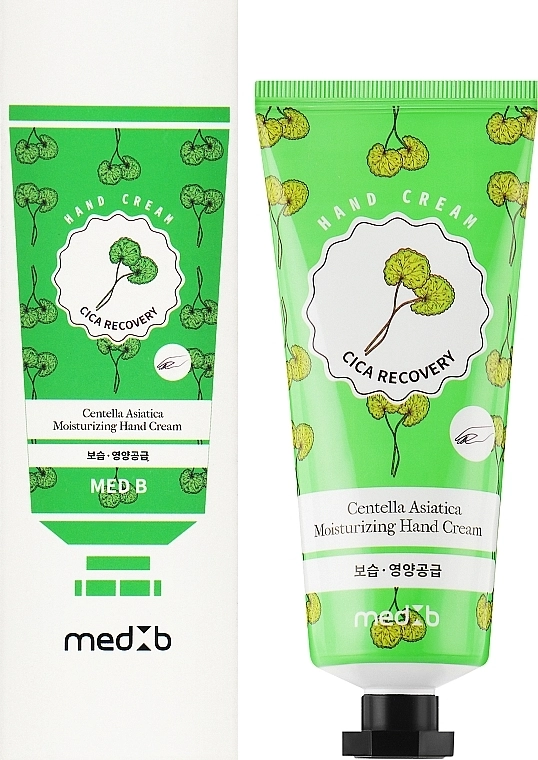 Med B Крем для рук с центеллой Cica Recovery Hand Cream Centella Asiatica Moisturizing Hand Cream - фото N2