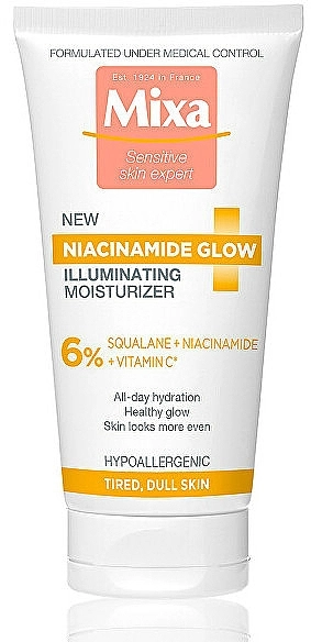 Mixa Зволожувальний крем Niacinamide Glow Illuminating Moisturizer - фото N1