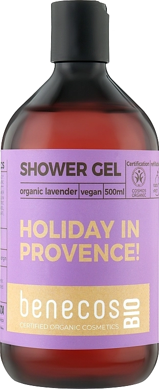 Benecos Гель для душу Shower Gel Organic Lavender - фото N1