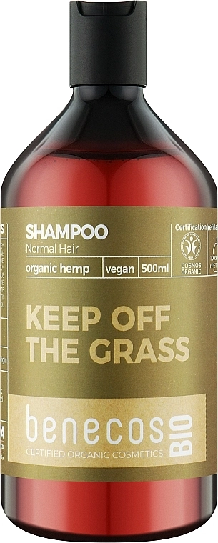 Benecos Шампунь для волосся Shampoo Normal Hair Organic Hemp Oil - фото N1