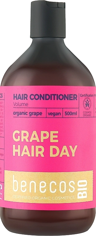 Benecos Кондиціонер для волосся Volumizing Organic Grape Oil Conditioner - фото N1