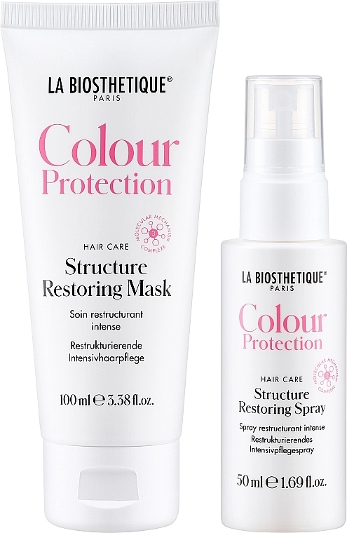 La Biosthetique Набір Colour Protection Structure Restoring Treatment (mask/100ml + spray/50ml) - фото N2