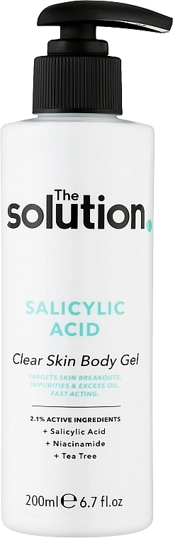 The Solution Гель для тіла з саліциловою кислотою Salicylic Acid Clear Skin Body Gel - фото N1