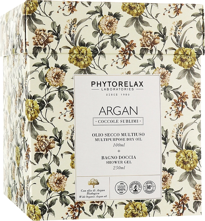 Phytorelax Laboratories Набор Argan (s/g/250ml + h/oil/100ml) - фото N1