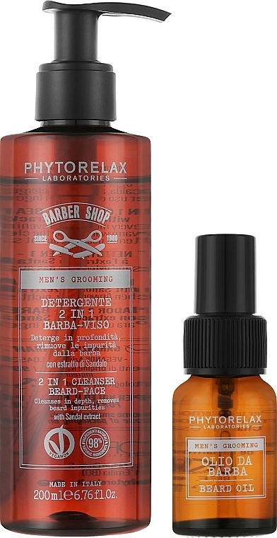 Phytorelax Laboratories Набор Barber Shop (bear/oil/30ml + f/gel/250ml) - фото N2