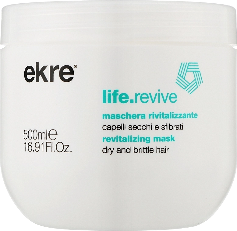 Ekre Маска восстанавливающая для сухих волос Life.Revive Mask, 500ml - фото N3