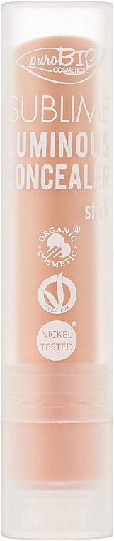 PuroBio Cosmetics Sublime Luminous Concealer Stick Консилер для обличчя, у стіку - фото N1