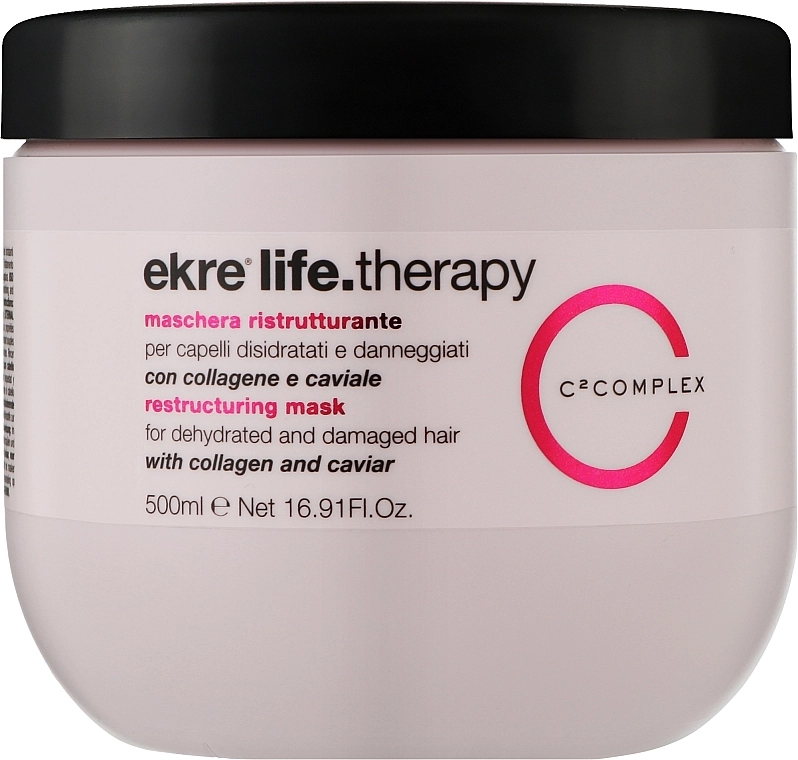 Ekre Маска для реконструкции поврежденных волос Life.Therapy Mask, 500ml - фото N3