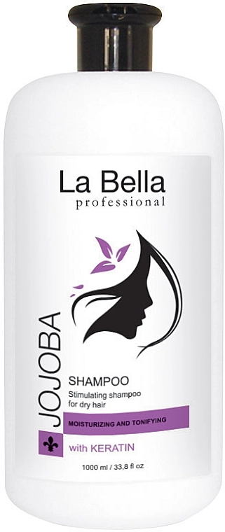 La Bella Шампунь для волосся "Жожоба з кератином" Jojoba Shampoo - фото N1