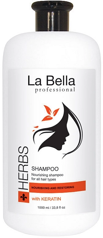 La Bella Шампунь для волосся "Комплекс лікувальних трав з кератином" Herbs Shampoo - фото N1