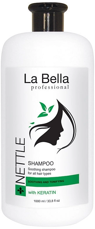 La Bella Шампунь для волосся "Кропива з кератином" Nettle Shampoo - фото N1