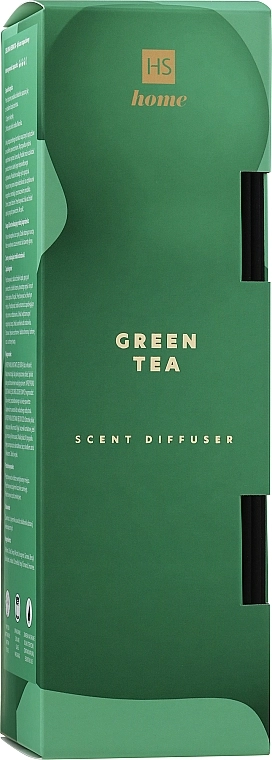 Аромадиффузор "Зеленый чай" - HiSkin HS Home Green Tea Scent Diffuser, 90 мл - фото N3