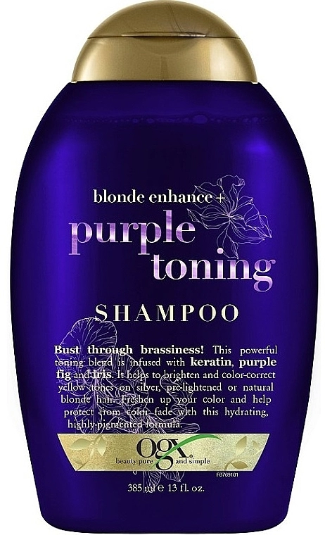 OGX Шампунь для світлого волосся Blonde Enhance+ Purple Toning Shampoo - фото N1