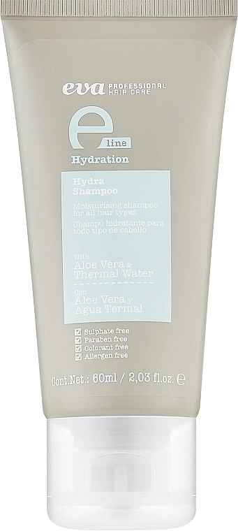 Eva Professional Шампунь для увлажнения E-Line Hydra Shampoo (мини) - фото N1