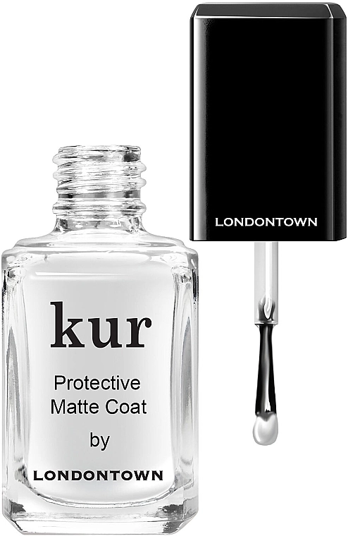 Londontown Матове верхнє покриття для нігтів Kur Protective Matte Coat - фото N1