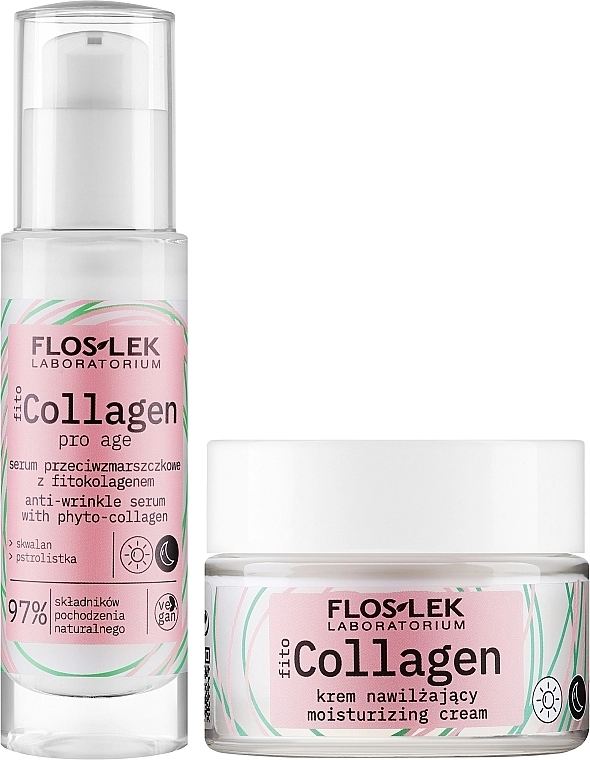 Floslek Набір Collagen Set (f/cr/50ml + ser/30ml) - фото N2