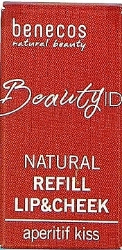 Benecos Бальзам для губ и щек Beauty ID Natural Refill Lip & Cheek Balm (сменный блок) - фото N2