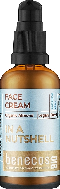 Benecos Крем для обличчя з олією мигдалю Bio Organic Almond Face Cream - фото N1