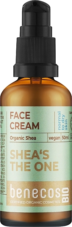 Benecos Крем для лица с маслом ши Bio Organic Shea Face Cream - фото N1