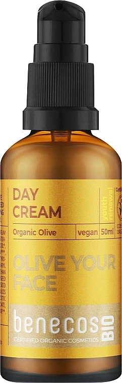 Benecos Крем для лица дневной с маслом оливы Bio Organic Olive Day Cream - фото N1