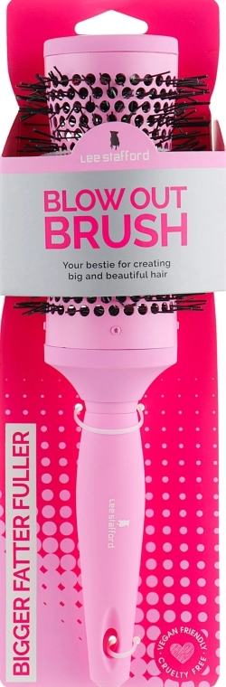 Круглая щетка для сушки и укладки волос - Lee Stafford Blow Out Brush, 1 шт - фото N1
