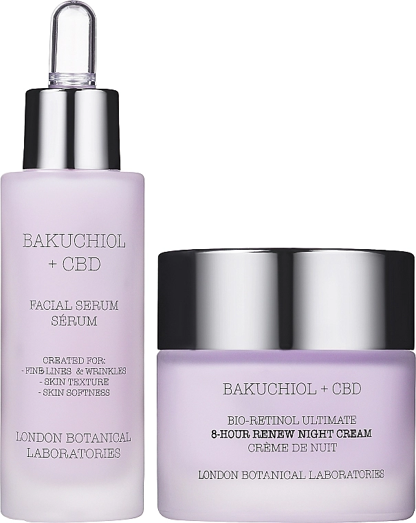 London Botanical Laboratories Набор London Botanical Laboraries Bacuchoil + CBD Face Set (f/cr/50 ml + f/ser/30 ml) - фото N2