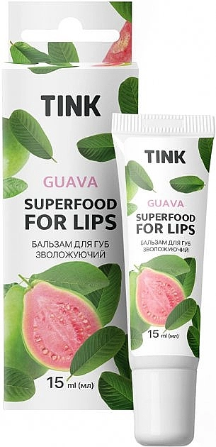 Tink Зволожувальний бальзам для губ "Гуава" Superfood For Lips Guava - фото N1