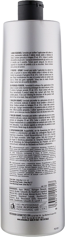 Echosline Крем-окислювач Hydrogen Peroxide Stabilized Cream 20 vol (6%) - фото N8