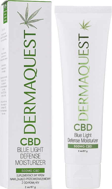 Dermaquest Крем для захисту від синього випромінювання CBD Blue Light Defense Moisturizer 500mg - фото N1