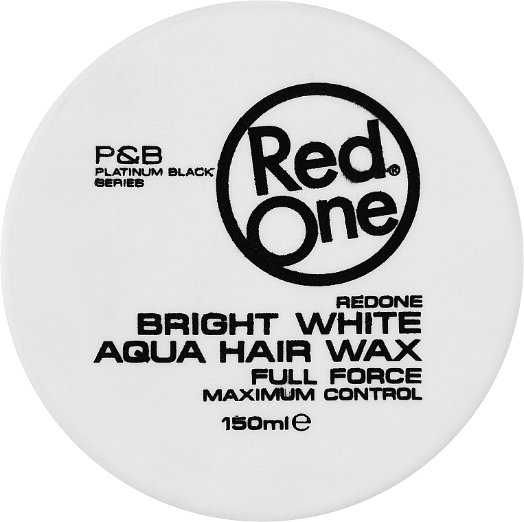 RedOne Аквавіск для укладання волосся ультрасильної фіксації Bright White Aqua Hair Wax - фото N1
