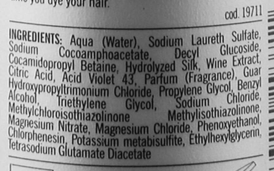 Echosline Шампунь против желтизны, для седых и осветленных волос S6 Anti-Yellow Shampoo - фото N5