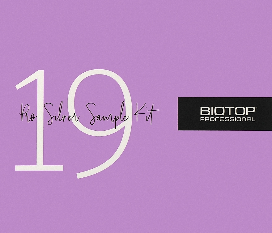 Biotop Набор 19 Pro Silver Sample Kit (sh/20ml + h/mask/20ml + oil/10ml) - фото N1