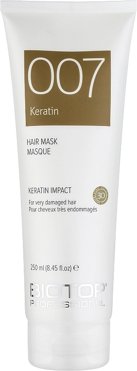 Biotop Маска для волос с кератином 007 Keratin Hair Mask - фото N1