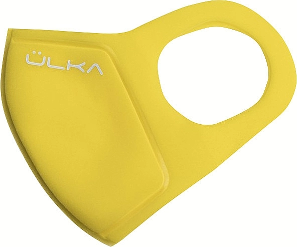 Ulka Многоразовая защитная угольная маска питта, желтая - фото N1