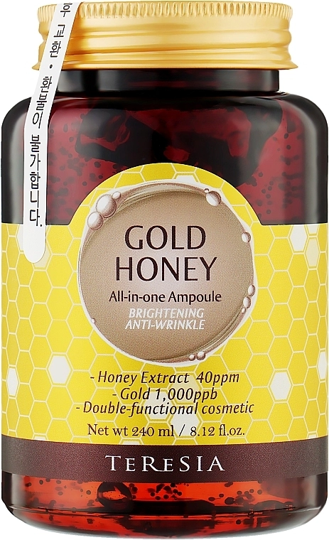 Teresia Многофункциональная сыворотка с медом и золотом Marine Gold Honey All In One Ampoule - фото N1