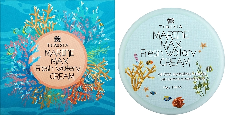 Teresia Зволожувальний крем з морськими мінералами Marine Max Fresh Watery Cream - фото N2