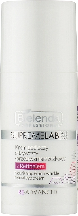 Bielenda Professional Крем для шкіри навколо очей із ретинолом Supremelab Re-Advanced Nourishing & Anti-Wrinkle Eye Cream - фото N1