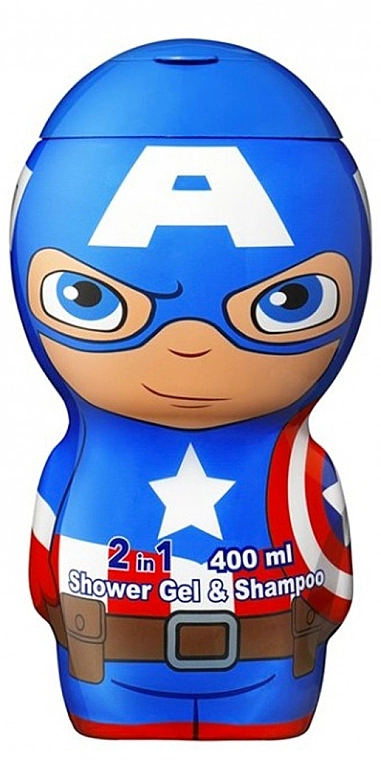 Air-Val International Marvel Captain America 2D Гель для душа 2 в 1 - фото N1